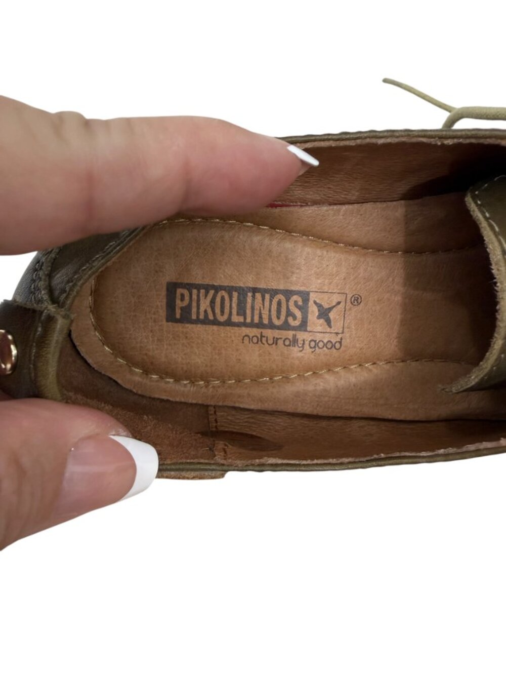 Pikolinos Royal Plain Toe Leather women's Lace up Low heeled Oxfords Size 6.5 - Picture 8 of 11